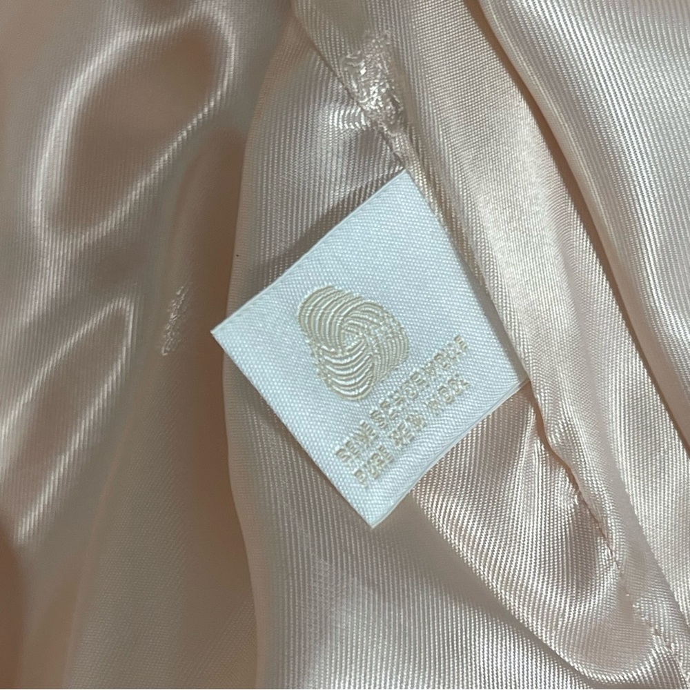 SOLD ESCADA Margaretha Ley 90’s Baby Pink Belted Dbl Breast Wool Cashmere Blazr - Picture 10 of 16